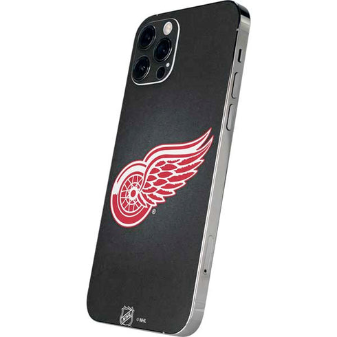 NHL Detroit Red Wings Black Background iPhone 12 Pro Max Skin